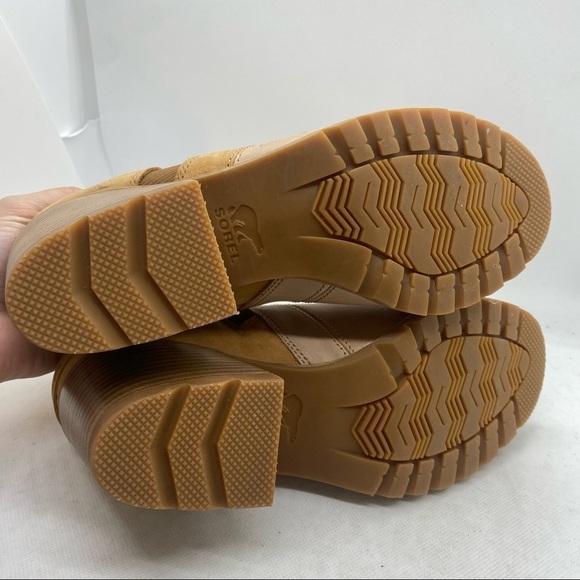 Sorel Nadia Peep Toe Leather Bootie - Picture 6 of 6